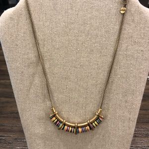 Stella & Dot Gold Wanderer Necklace